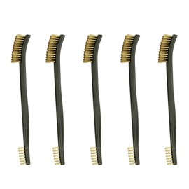 5-Piece Brass Wire Brush Set, Small Brass Wire Brushes, Mini Wire Brushes for Cleaning, Rust Removal