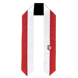 Vision Wear Poland Flag Graduation Sash/Stole International Study Abroad Adult Unisex