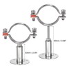 sourcing map Wall Mount Ceiling Mount Pipe Support, 304 Stainless