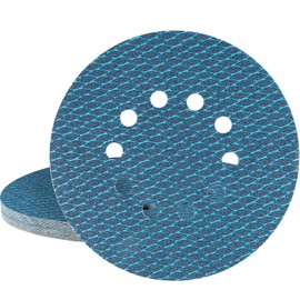 STEBRUAM Pack of 20 Sandpaper 225 mm Velcro with Grit P40 Sanding Discs 225 mm Velcro 10 Hole Diamond Shape Sanding Pads for Drywall Sanders Random Orbital Sanders Sanding Giraffe