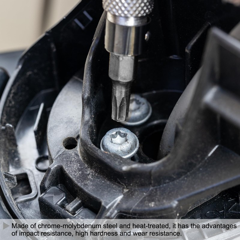 sourcing map T25 Torx Bit Socket 1/2" Drive 6 Point