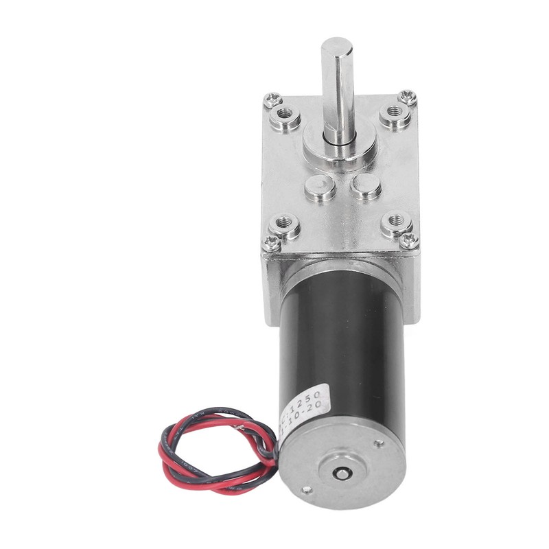 DC Geared Motor Small 18W Large Torsion Reversible Turbine Worm