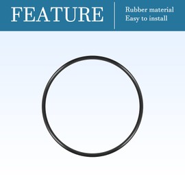 QUARKZMAN Pack of 10 Nitrile Rubber Sealing Ring 145 mm x 135 mm x 5 mm for Tap Plumbers Repair Seal Connection, Black