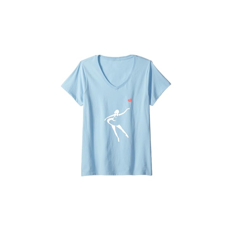 Donna Ballerina Danza Balletto Figura Bambina Regalo Fustella Maglietta con