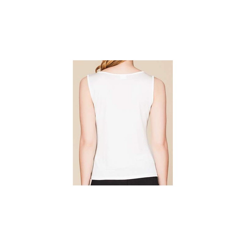 utatane, Sonny, Silk 100% Cotton Sheeting Tank Top , ,