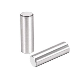 uxcell 25Pcs 6mm X 18mm Dowel Pin 304 Stainless Steel Cylindrical Shelf Support Pin Fasten Elements Silver Tone