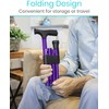 Vive Folding Cane - Foldable Walking Cane for Men, Women