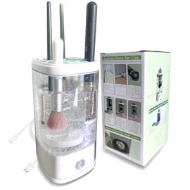 YUBONUS 6500RPM Automatic Makeup Brush Cleaner | USB-Powered Deep Cleaning, Gentle on Bristles, Compact Travel Design | Professional Gift for Beauty Lovers