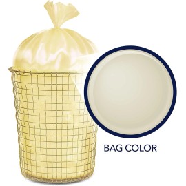 Unbranded Color Scents Medium Trash Bags - 8 Gallon, 40 (1 Pack of 40 Ivory