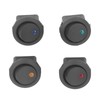 20Pcs 12V Round Rocker Switch LED Light 3 Pin 2