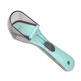 Fabater Pet Food Measuring Spoon, Adjustable Pet Food Measuring Cup with Control for Cats