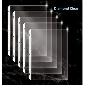 GOLD SEAL 200 Count Diamond Clear Extra Heavyweight Sheet Protectors, 4 mils Strong,8.5 x 11, Top Load, 200 Boxed Sheet Protectors