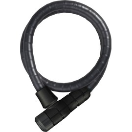 ABUS PHANTOM 8950/180 KF - Cable Bike Lock Set with KF Saddle Clamp Bracket - 12/15mm - ABUS Security Level 5 - Black
