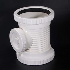 Vogueing Tool Compression Connector PVC Pipe Connector Waste Pipe Coupler Coupling for Bath, Kitchen Sink, Shower Tray, Wet Room (125MM)