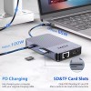 MCY USB C Docking Station, MCY 8-in-1 Laptop Docking Station