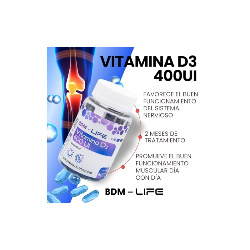 BDM LAB | Vitamina D3 | Vitamina C | 60