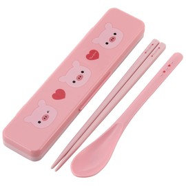 Skater CCS3SAAG-A Pompon's Pig Combination Set, 7.1 inches (18 cm), Antibacterial, For Adults, Made in Japan