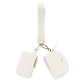 Mum's Memory Mini Zip Around Wristlet Wallet for Women Dual Pouch Wristlet Portable keychain wallet Coin Purse Mini Women Coin Pocket