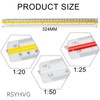 RSYHVG Scale Ruler 30cm Scale Ruler Architect Plastic Scale Rule