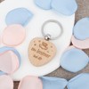 Nurplexl Wooden Keyring Gift for Mum, Gift For Dad, Gift