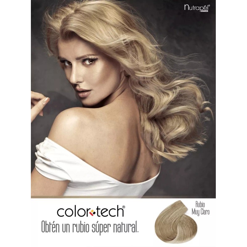 Nutrapel Color Tech Tinte Cabello Tono Natural 9 Rubio Muy