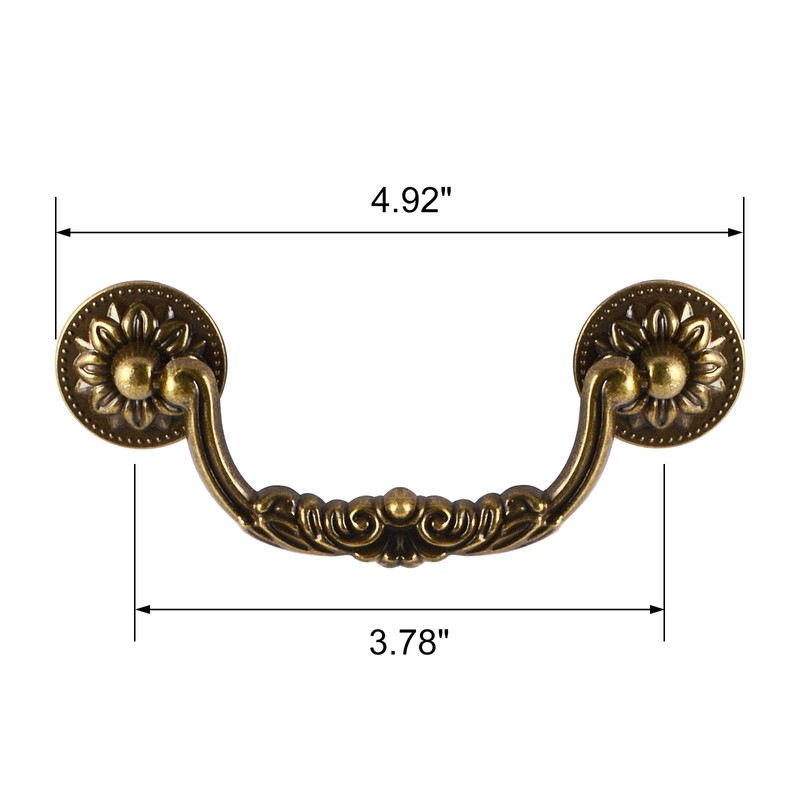 Drop Bail Drawer Handle, Vintage Drop Bail Drawer Pulls Antique