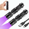 ULTRAFIRE Rechargeable 395nm UV Flashlight Zoomable
