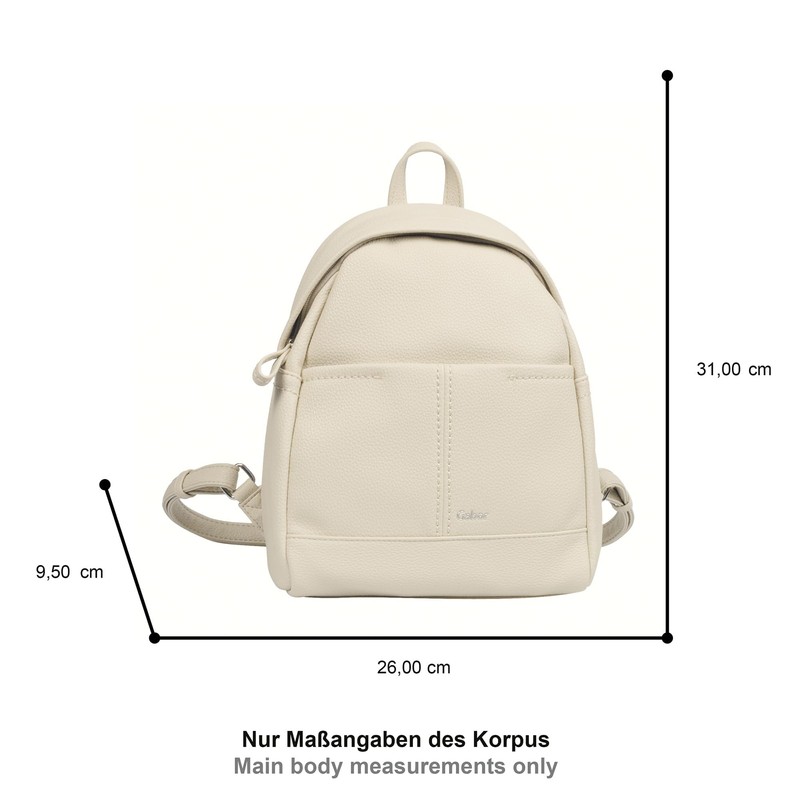 Gabor Women's Lenea Backpack, White, Essential