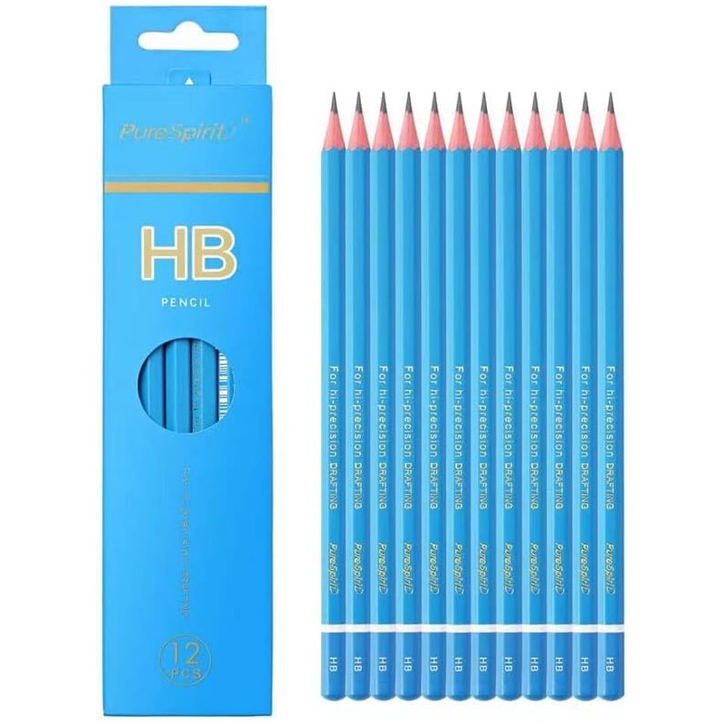 HAIHAOMUM Sketch Pencils for Drawing HB, 144pcs Professional Art Drawing