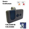 Craftsman Sears Replacement Garage Door Opener Visor Remote For Red