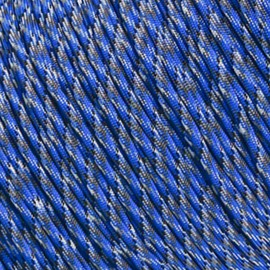 West Coast Paracord Camo Color Nylon Military Paracord 550 Type III 7 Strand Utility Cord Rope - 100 Foot Hanks (Blue Camo)