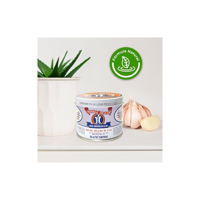 Pomada DE LA TIA, 3x100g, Fórmula para Uso Humano