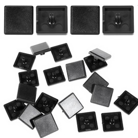 20 Stück Endkappen Aluprofil 25x25, Abdeckkappen Alu Profile Kunststoff Schutzkappen, Aluprofil Kappe Profil Endkappe Profilabdeckkappe für Alu-Konstruktionsprofil