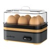 Evoloop Rapid Egg Cooker Electric 6 Eggs Capacity, Soft, Medium,
