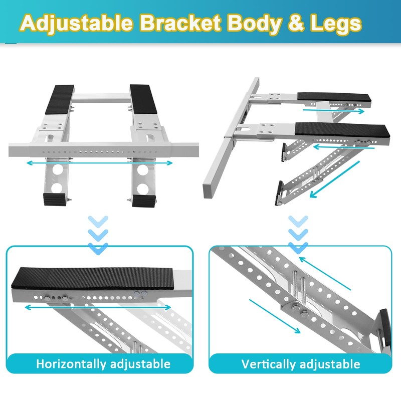 Window Air Conditioner Support Bracket - Universal No-Drilling AC Bracket