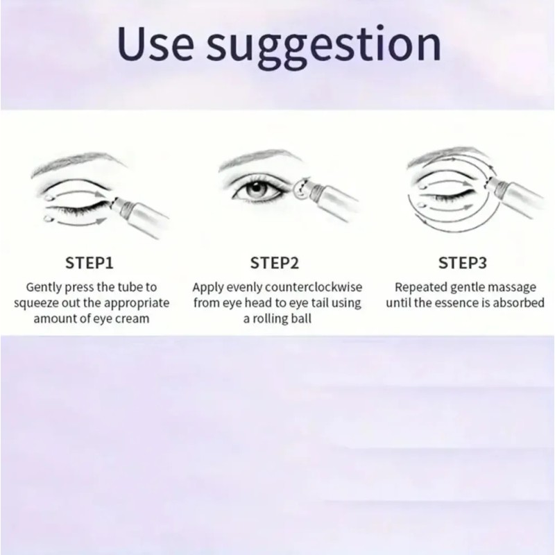 Molianji Crema Contorno Ojos Retinol 20g Antiarrugas e Hidratante Diurno/Nocturno