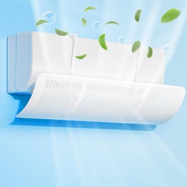 Universal Wind Deflectors Air Conditioner Adjustable Windshield Air Conditioner Cold Warm Shield for Home/Office/Seniors, Newborn, Pregnant