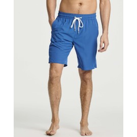 Real Essentials 3 Pack Mens Swim Trunks Men Swimsuits Bathing Suit Compression Liner Swimming Board Shorts Swimwear 9 Inch Inseam Traje UPF