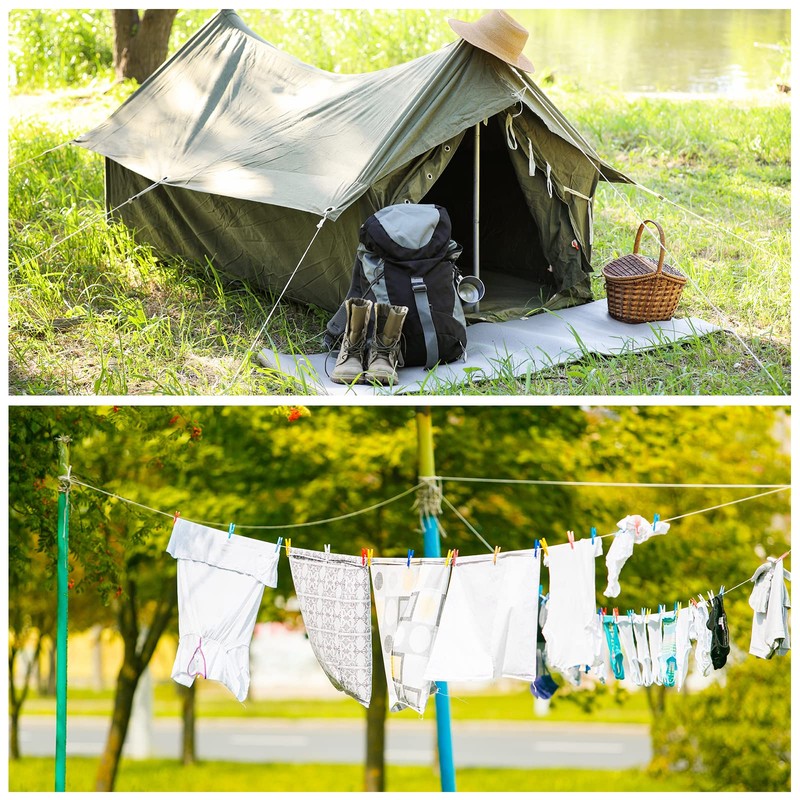 QUARKZMAN Polypropylen-Seilgeflecht 45M/147.6ft 1/8" 3mm Pink für den Innen- und