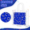 Marspark 24 Pcs Blue and Golden Ring Favor Bags with