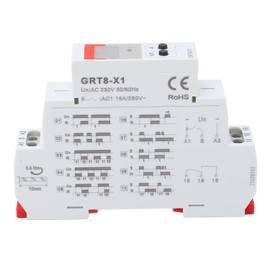 Digital Display Time Relay Digital Display Flame Retardant Delay Time Relay with Red Indicator AC