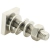 TAODAN 6 Sets 304 Stainless Steel Square Head Bolt Sets