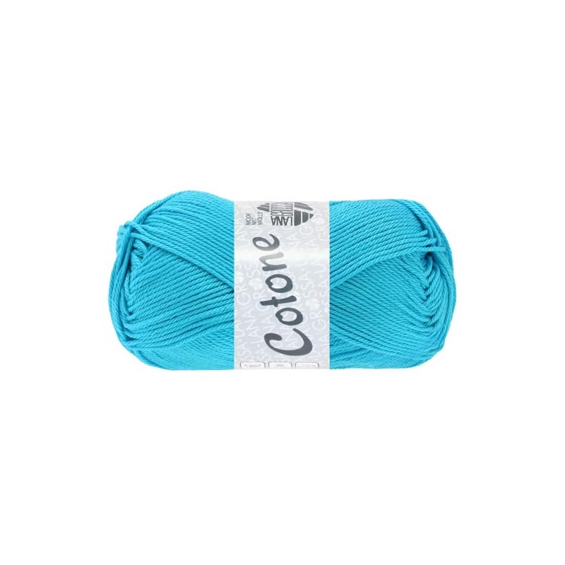 Lana Grossa Cotone 009 Wool 50 g Ocean Blue