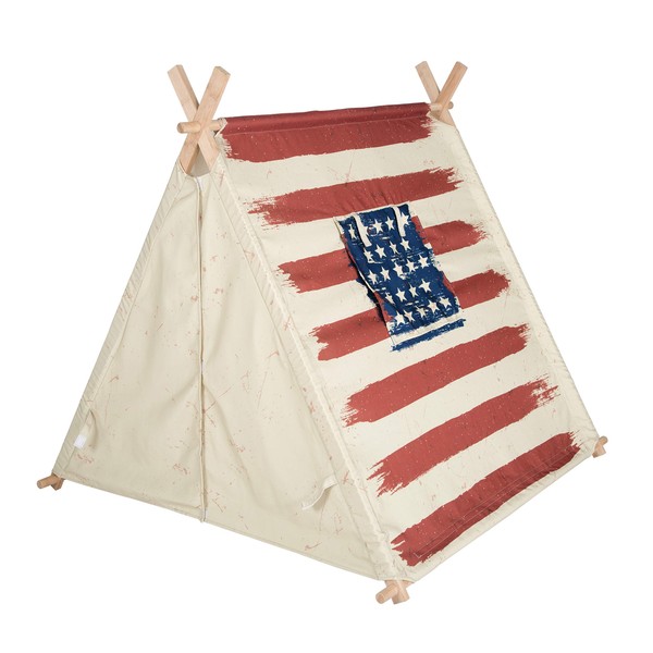 Pacific Play Tents 60200 Americana A-Frame Play Tent, Play House - 42" x 45" x 35",Multi