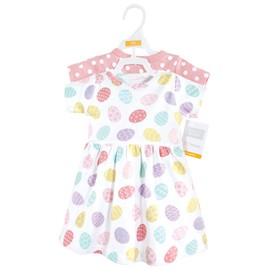 Hudson Baby baby girls Hudson Infant Girl Cotton Dresses, Easter Eggs, 6-9 Months Casual Dress, Easter Eggs, Months US
