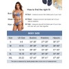 HAIVIDO V Neck One Piece Swimsuits with Ruching Bathing Suits