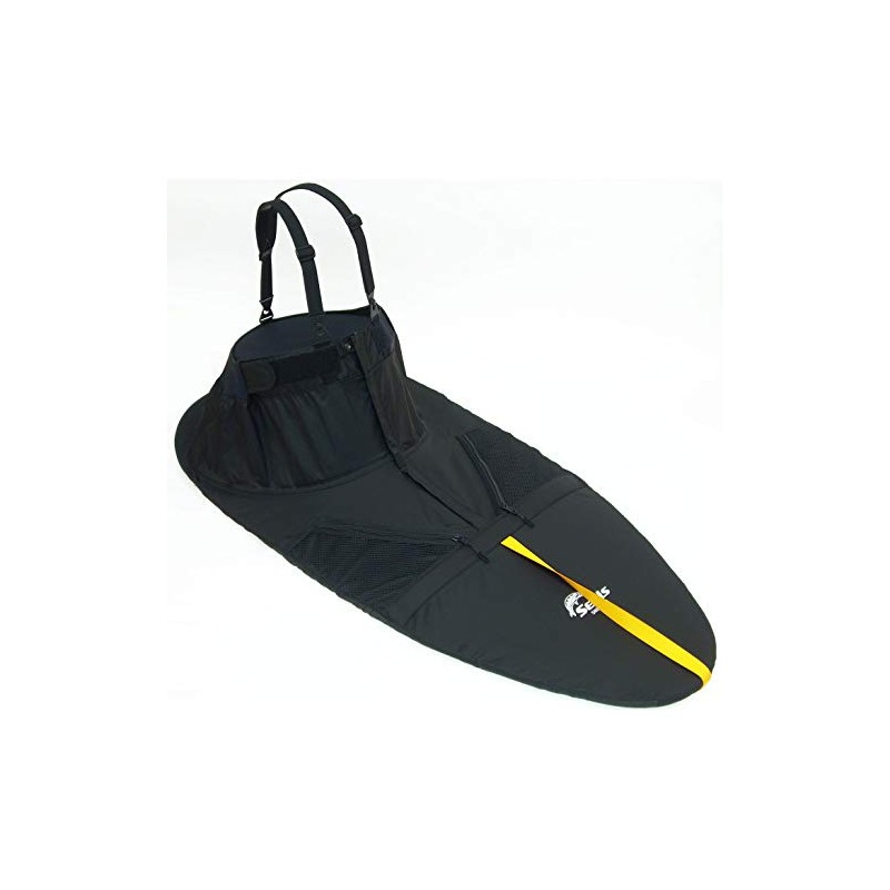 Seals Sneak Kayak Spray Skirt, Black, 5.7 | Made in