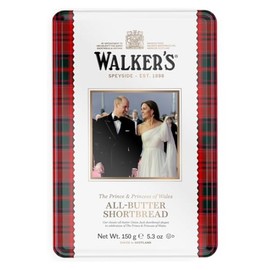 Walker's Shortbread The Prince & Princess of Wales Limited Edition Tin, All-Butter Shortbread Cookies, 5.3 Oz