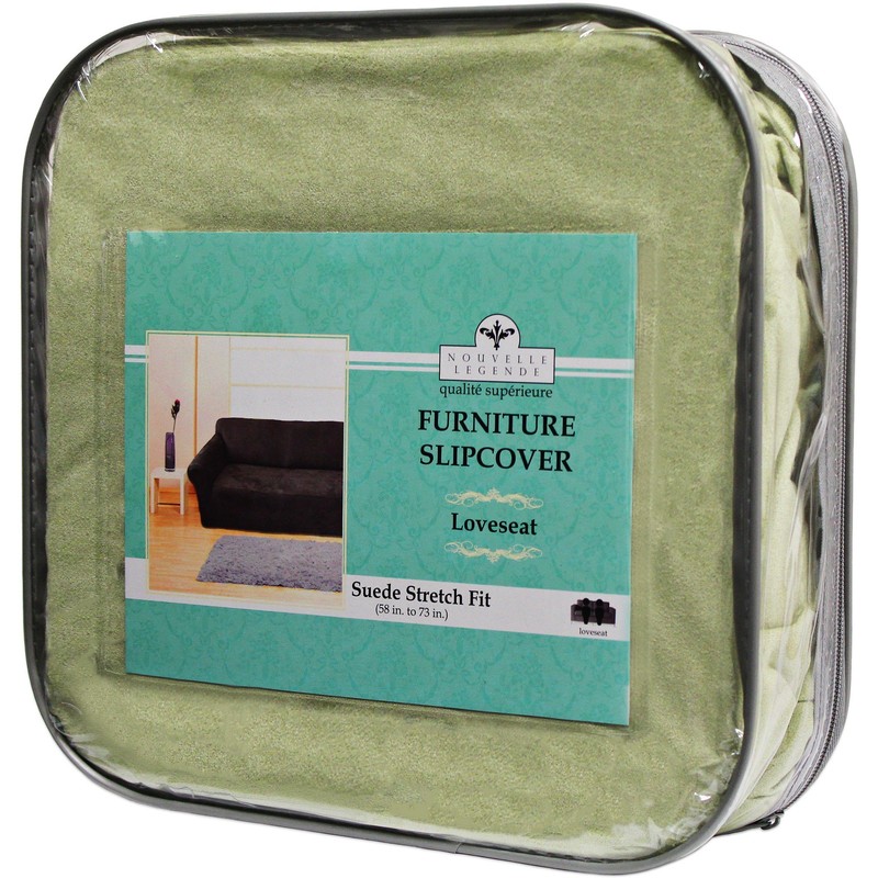 Nouvelle Legende Stretch Suede Loveseat Slipcover, Sofa Protector, Machine Washable,