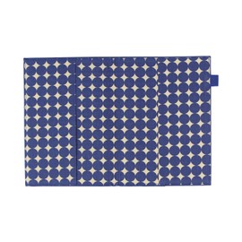 Amtsumug C02-25-00105 Notebook Cover, A5 Tatami Mat, Black, Dots, Navy